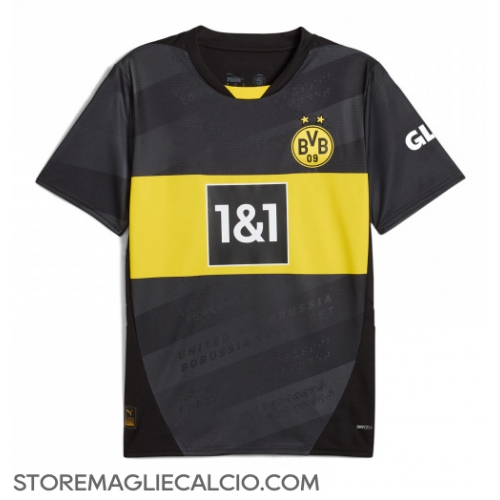 Borussia Dortmund Maglia Gara Trasferta Repliche 2024-25 Maniche Corte Borussia Dortmund Maglia Gara Trasferta Repliche 2024-25 Maniche Corte